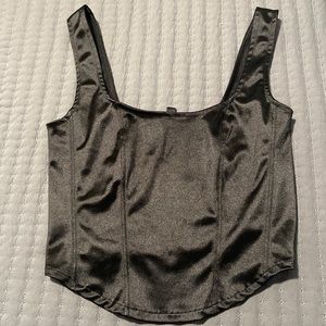 Black corset top
